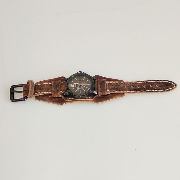 ✨✨BRAND NEW Punk Style Vintage Handmade Leather Watch - Picture 8 of 13